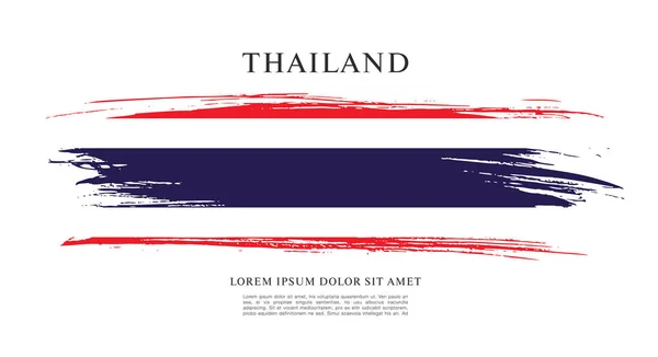 Bandeira do modelo Tailândia — Vetor de Stock