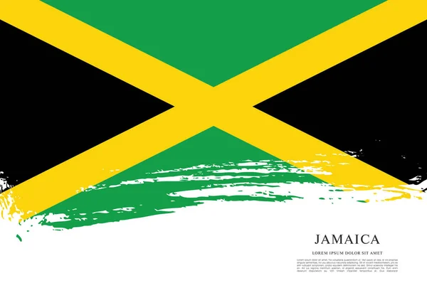 Σημαία της Τζαμάικα πρότυπο — Διανυσματικό Αρχείο