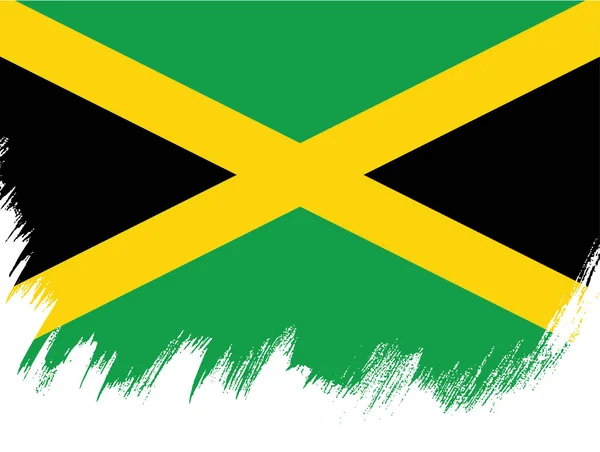 Bandeira do modelo Jamaica —  Vetores de Stock