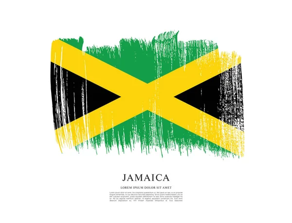 Bandeira do modelo Jamaica — Vetor de Stock