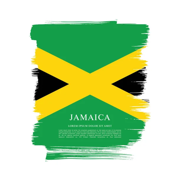 Bandeira do modelo Jamaica —  Vetores de Stock