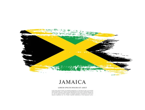 Bandeira do modelo Jamaica — Vetor de Stock