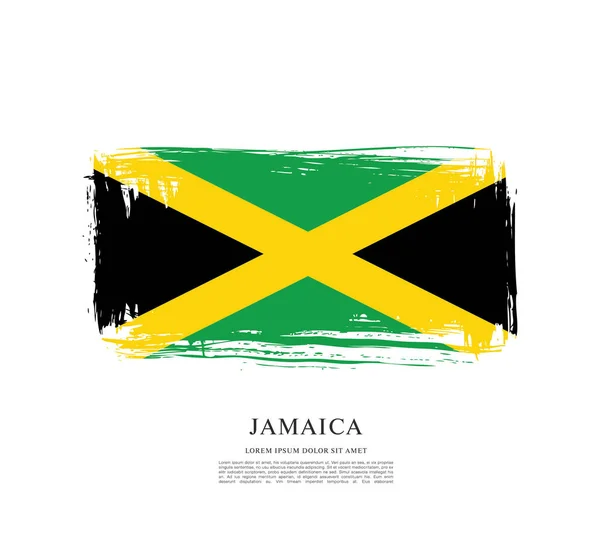 Flagga av Jamaica mall — Stock vektor