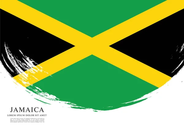 Bandeira do modelo Jamaica — Vetor de Stock