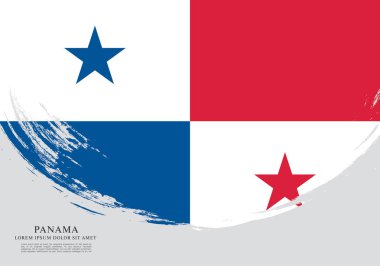 Panama şablon bayrağı 