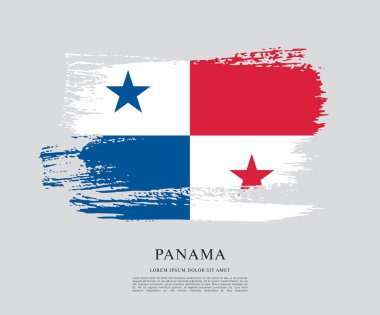 Panama şablon bayrağı 