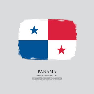 Panama şablon bayrağı 