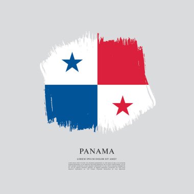 Panama şablon bayrağı 