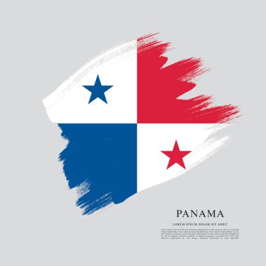 Panama şablon bayrağı 