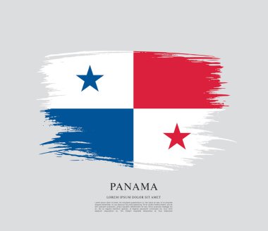 Panama şablon bayrağı 