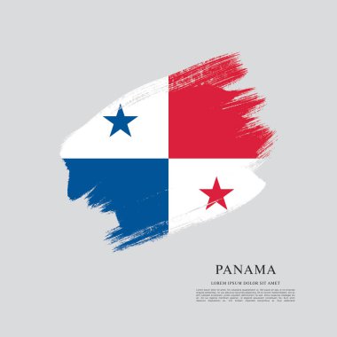 Panama şablon bayrağı 