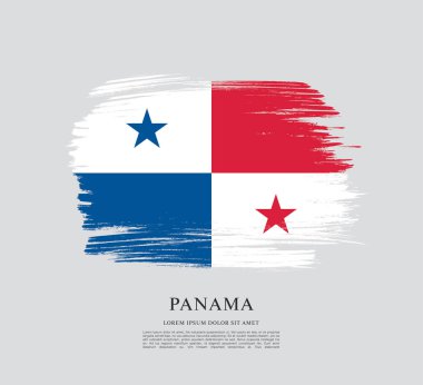 Panama şablon bayrağı 