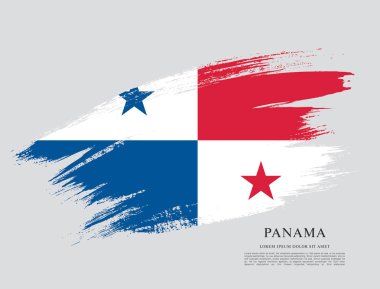 Panama şablon bayrağı 