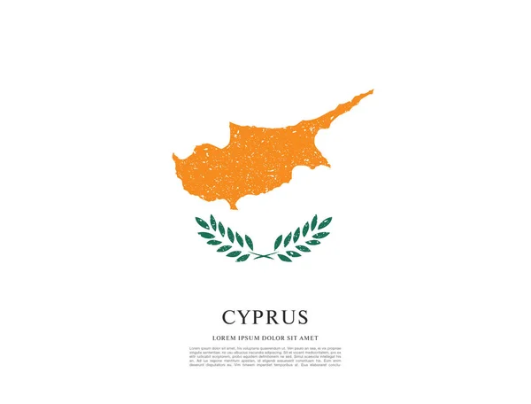 Sablon Ciprus zászlaja — Stock Vector