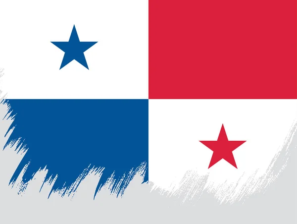 Vlajka Panamy šablony — Stockový vektor