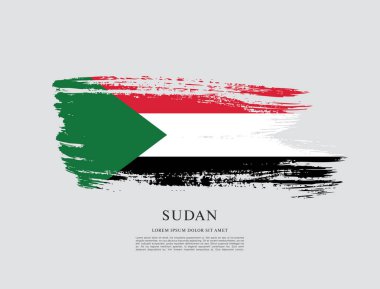 Tasarım Sudan bayrağı kartı