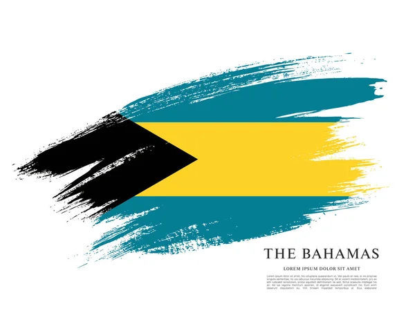 Bahamas Flag layout — Stock Vector