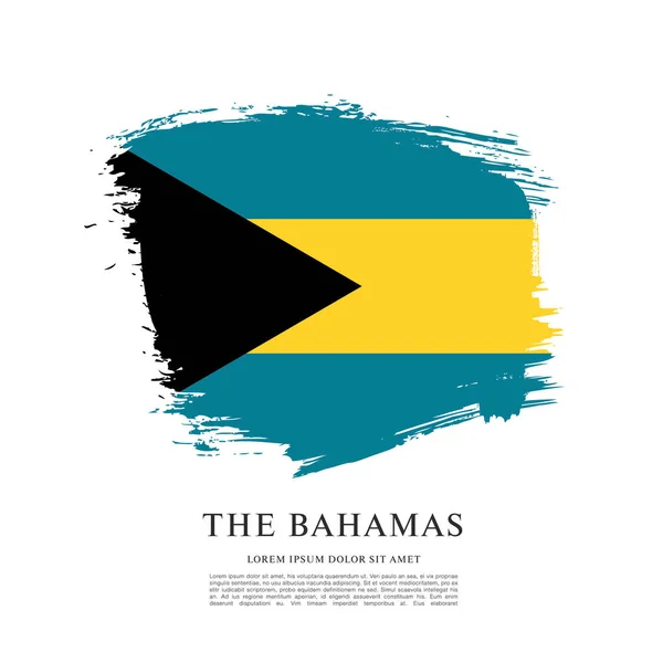 Design of bahamas Flag — Stock Vector