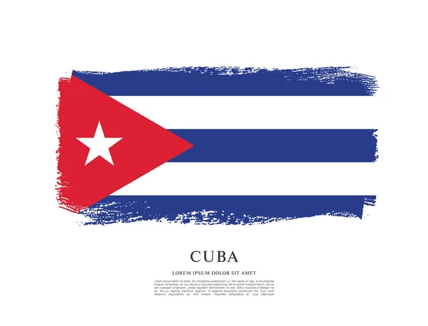 Cuba Bandera — Archivo Imágenes Vectoriales