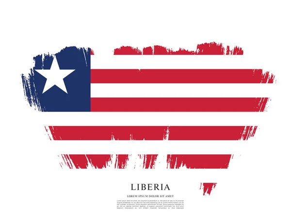 Godło flaga Liberii — Wektor stockowy
