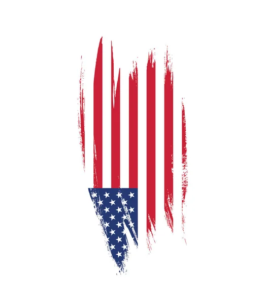 米国旗のテンプレート — ストックベクタ