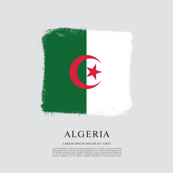 Algerije vlag lay-out — Stockvector