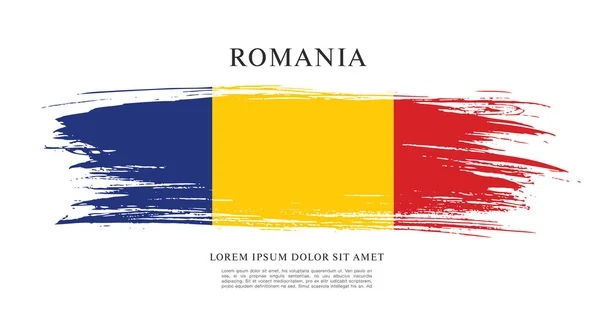 루마니아 국기 레이아웃 — 스톡 벡터