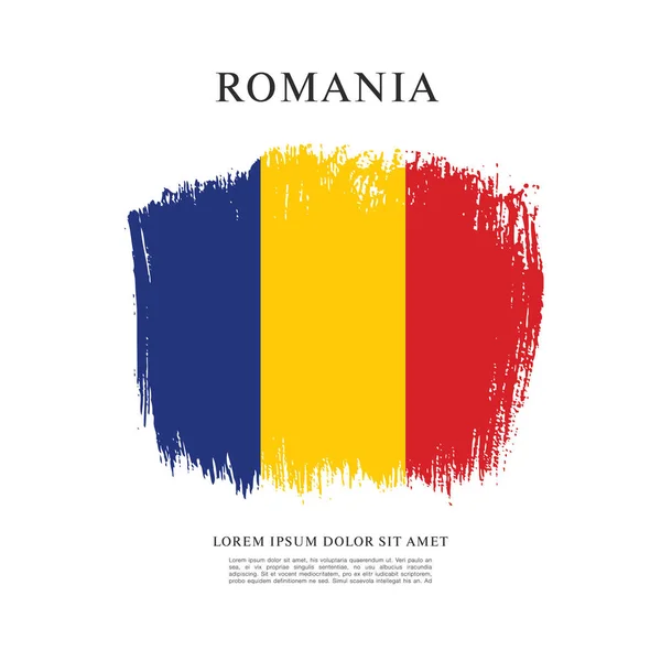 Aspectul drapelului României — Vector de stoc