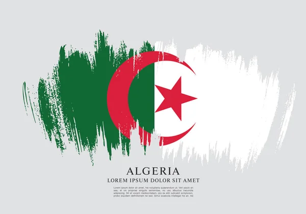 Argélia layout da bandeira —  Vetores de Stock