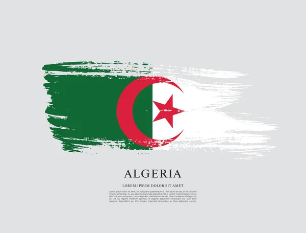 Algeria layout della bandiera — Vettoriale Stock