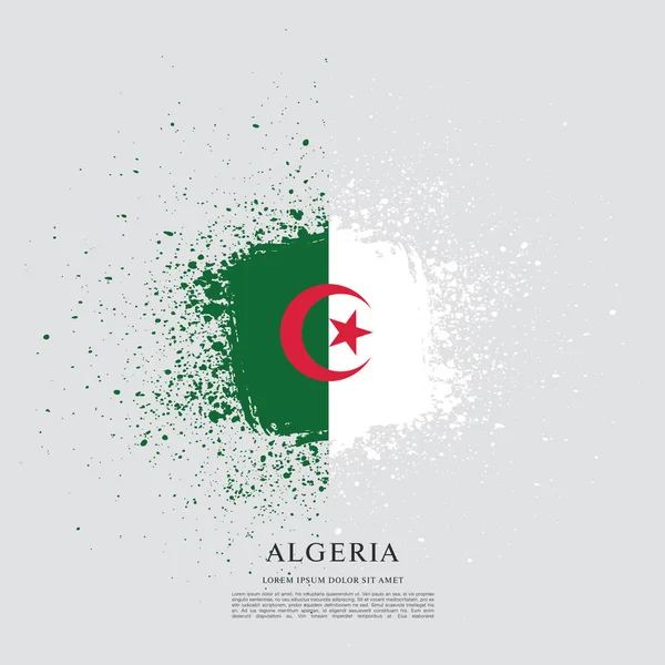 Algerije vlag lay-out — Stockvector