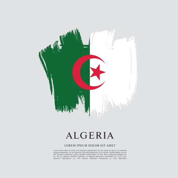 Algerien-Flagge — Stockvektor