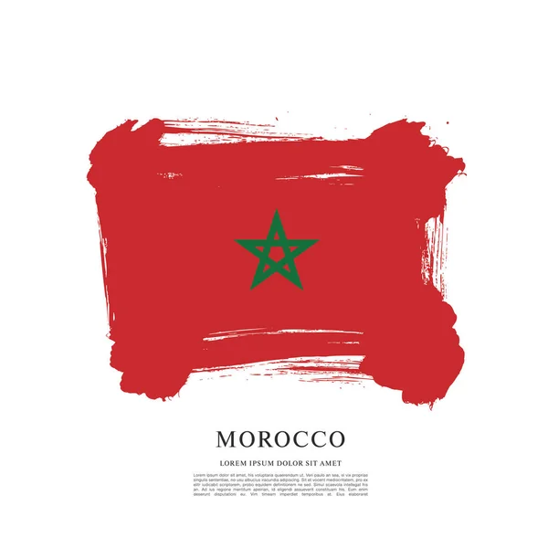 Μαρόκο σημαία διάταξης — Διανυσματικό Αρχείο