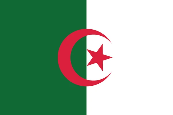 Algeria flag layout — Stock Vector