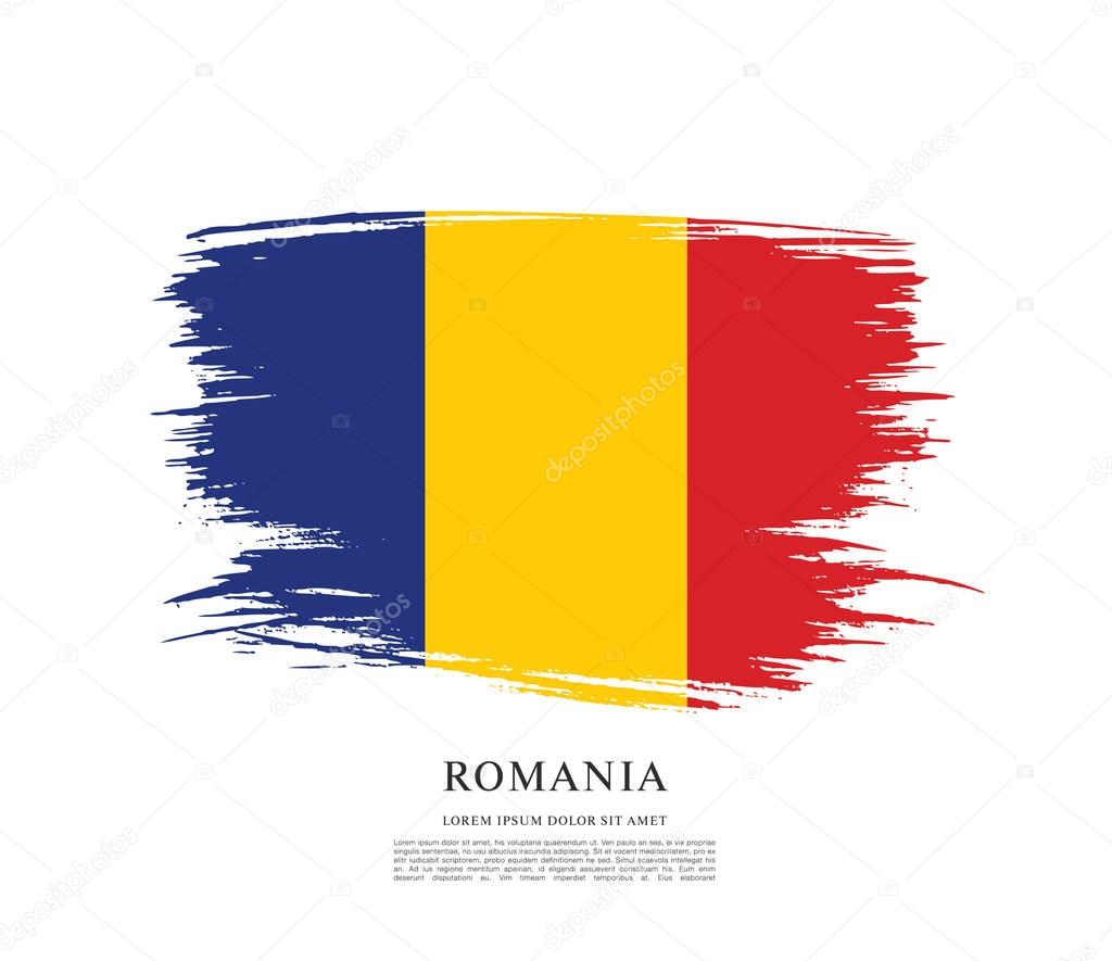 Romania flag layout