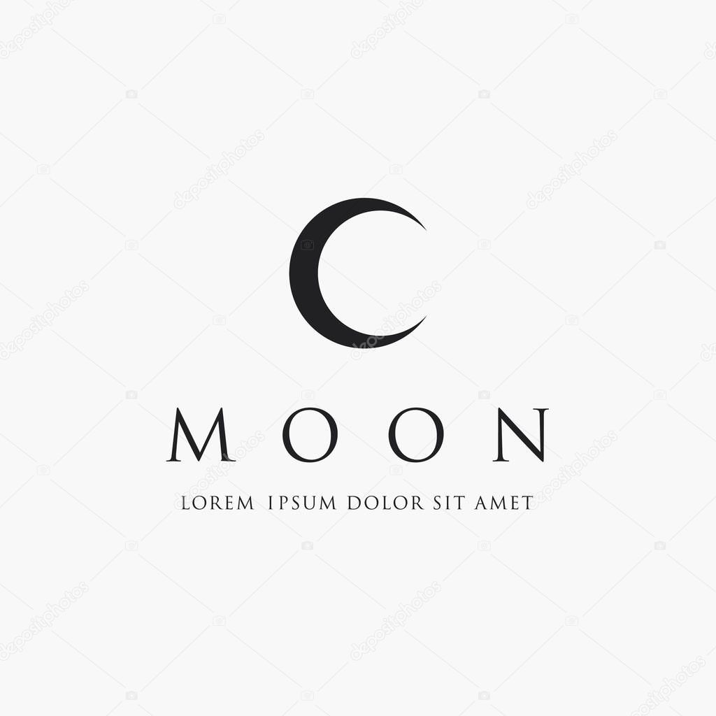Moon logo design
