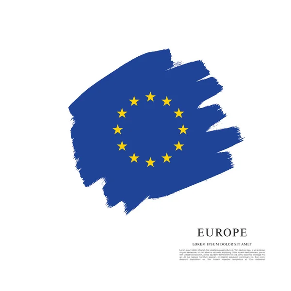 Drapeau de l'Europe — Image vectorielle