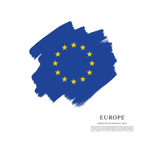 Flaga Europy tła — Wektor stockowy