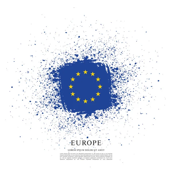 Drapeau de l'Europe — Image vectorielle