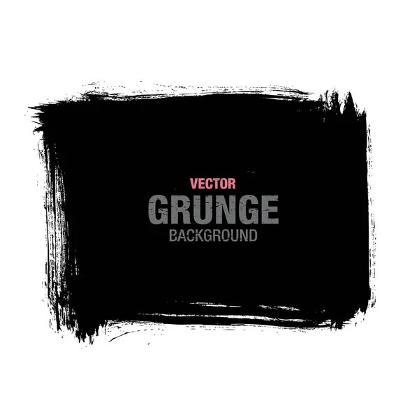 Siyah grunge arka plan — Stok Vektör