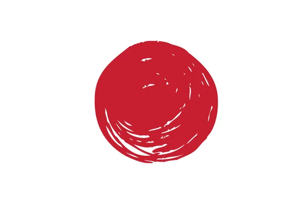 Drapeau du Japon Contexte — Image vectorielle