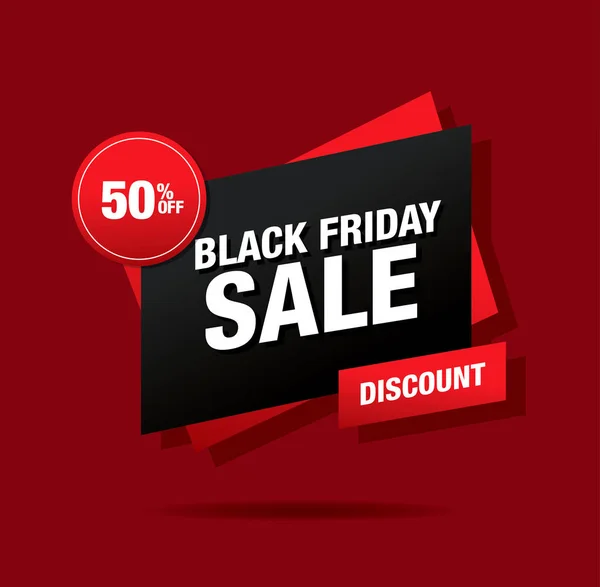 50% Black Friday Verkauf — Stockvektor
