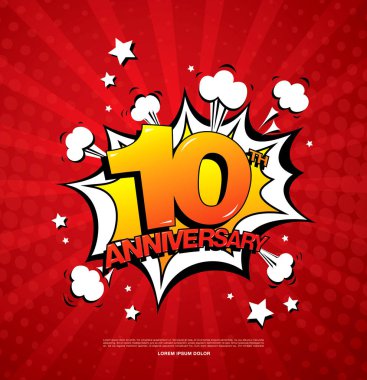 10th yıldönümü amblemi