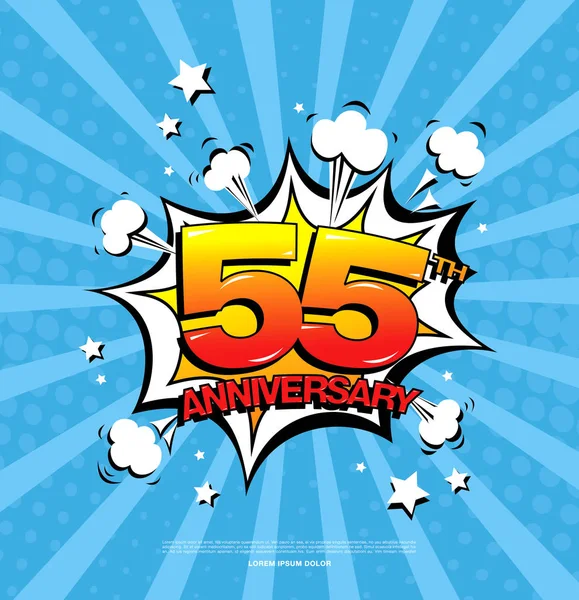 Happy 55th birthday Stock Vectors, Royalty Free Happy 55th birthday