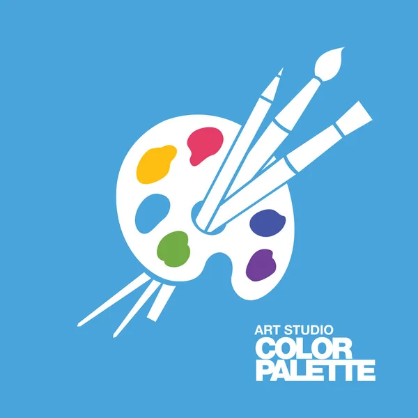 Icône palette art — Image vectorielle