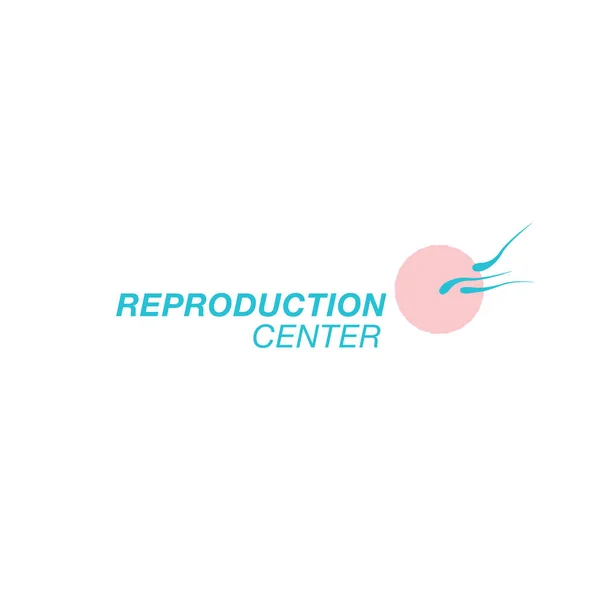 Projektowanie logo centrum reprodukcji — Wektor stockowy