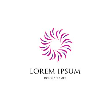 Renkli daire kurumsal logo