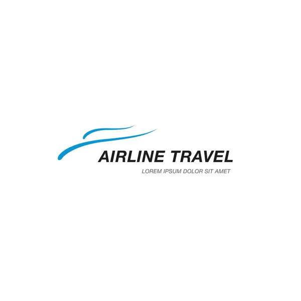 Logo der Fluglinie — Stockvektor