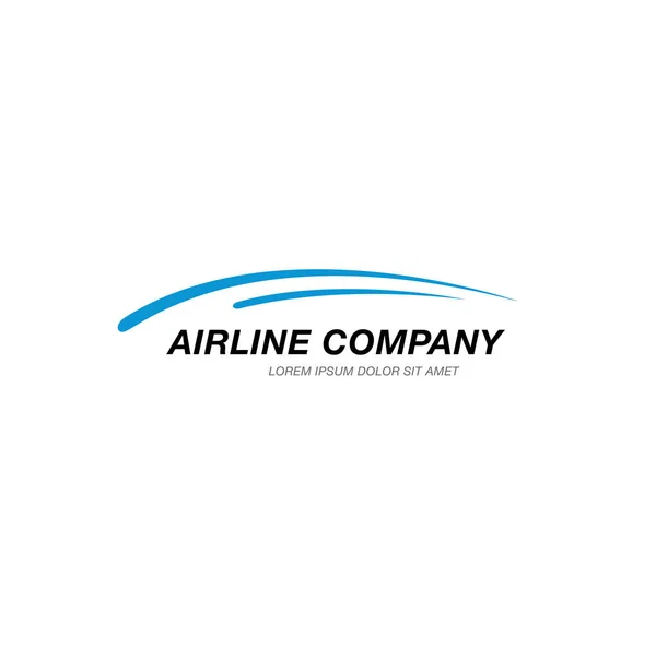 Firmenlogo der Fluggesellschaften — Stockvektor