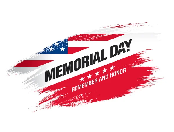 Memorial day banner — Stock Vector